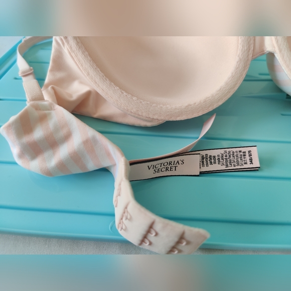 🍬 Victoria's Secret Body By Victoria Wire Bra - Pink Candy 🍭 Stripes | 34B - Picture 9 of 10